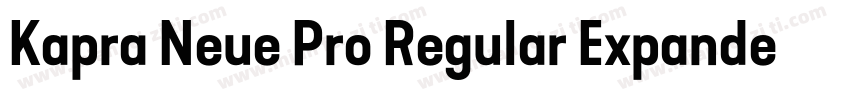 Kapra Neue Pro Regular Expanded Rou字体转换